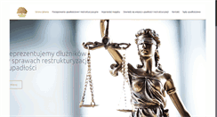 Desktop Screenshot of kancelariasyndyka.com