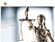 Tablet Screenshot of kancelariasyndyka.com